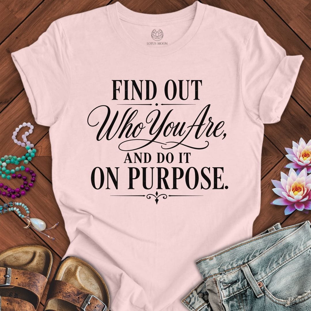 Printify T-Shirt Who You Are Tee Soft Pink / S