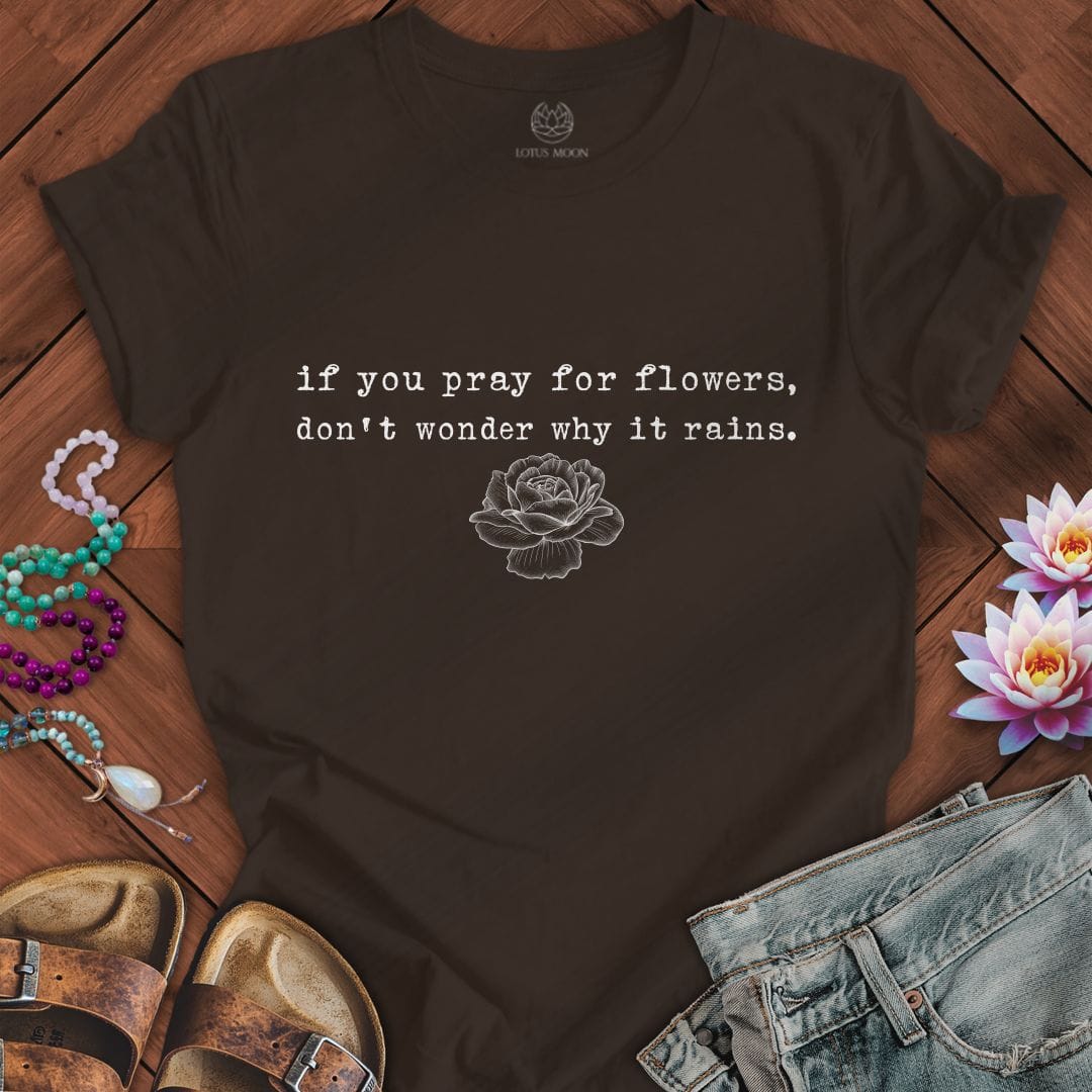 Printify T-Shirt Why It Rains Tee Brown / S
