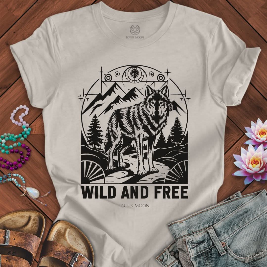Wild And Free Tee Heather Dust