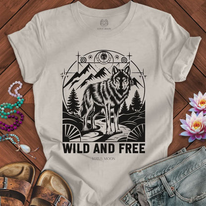 Wild And Free Tee Heather Dust