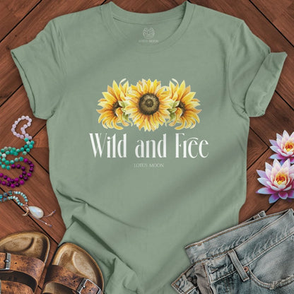 Wild and Free Tee Sage