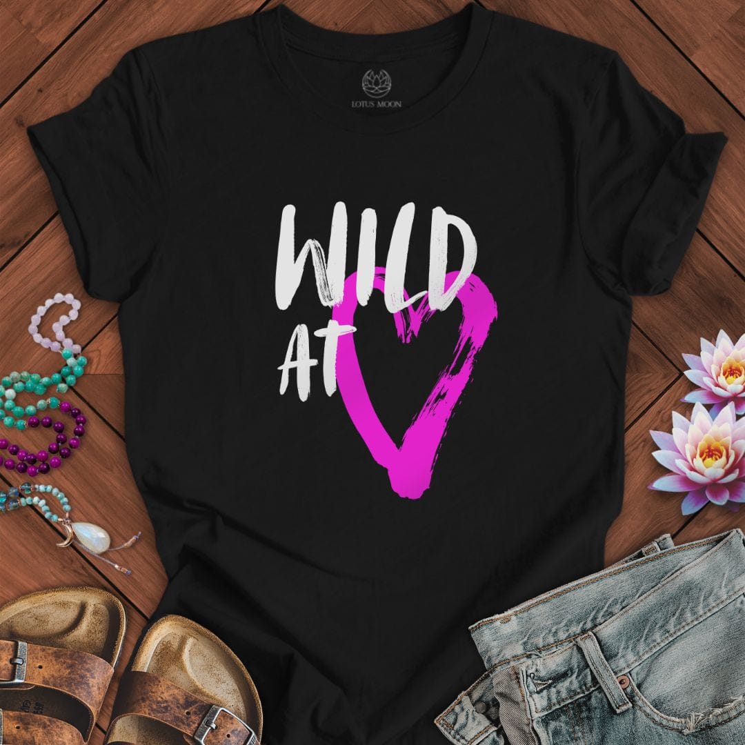 Wild at Heart Tee Black Heather