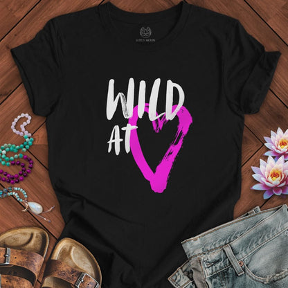Wild at Heart Tee Black Heather