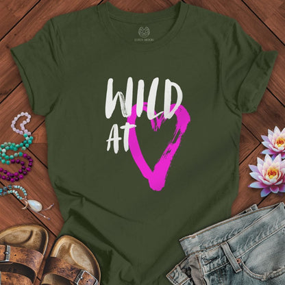 Wild at Heart Tee Military Green