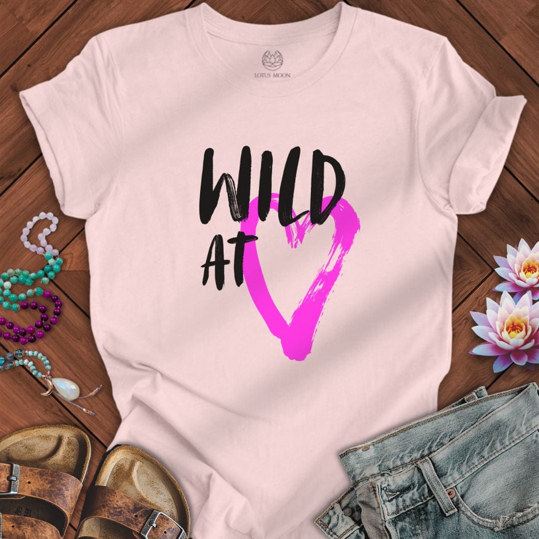 Wild at Heart Tee Soft Pink