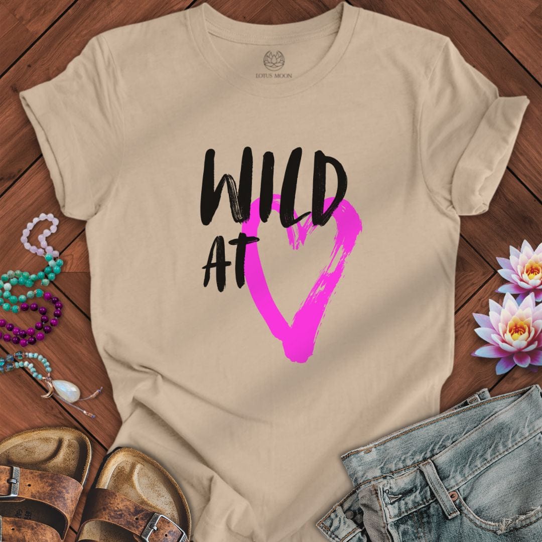 Wild at Heart Tee Tan
