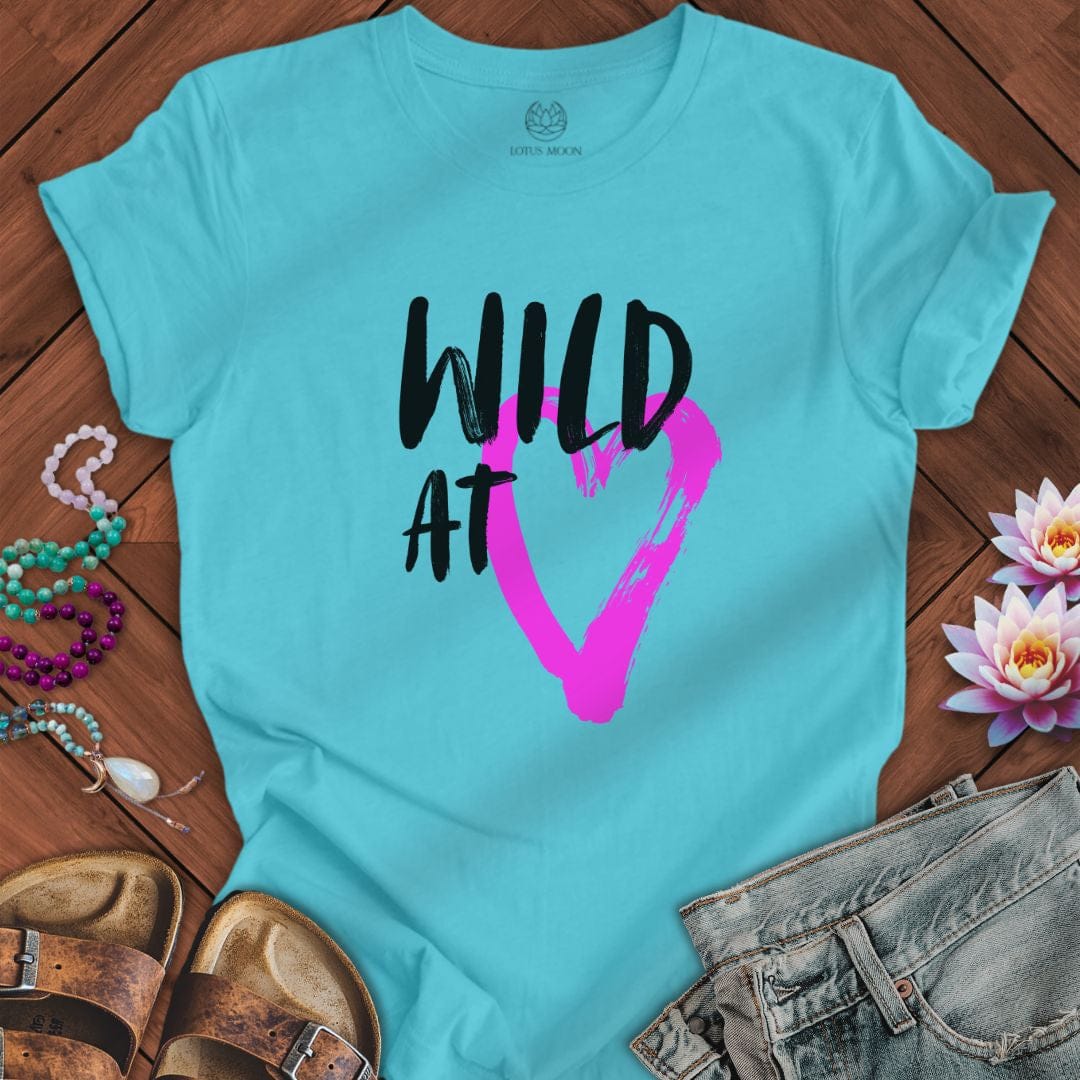 Wild at Heart Tee Turquoise