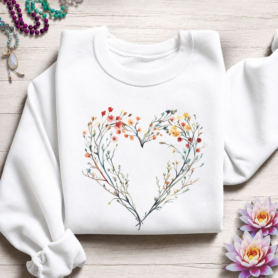 Wild Heart Sweatshirt White