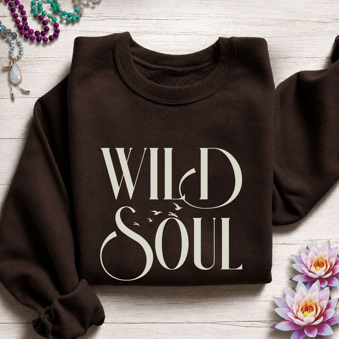 Wild Soul Sweatshirt Dark Chocolate