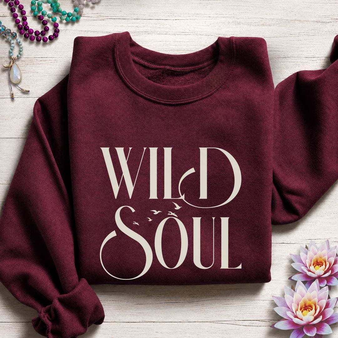 Wild Soul Sweatshirt Maroon