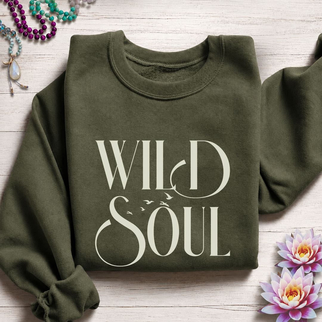 Wild Soul Sweatshirt Military Green