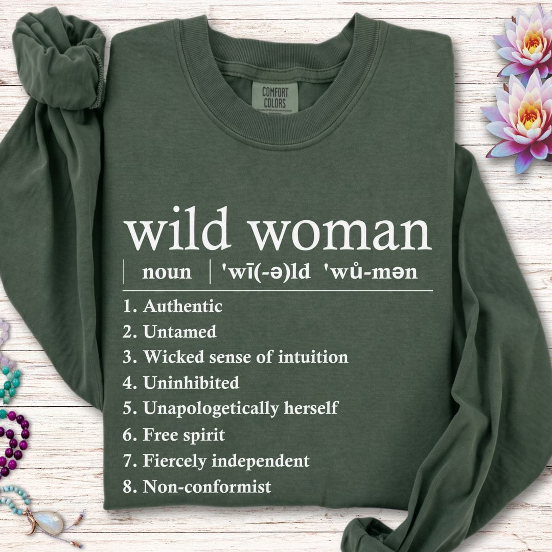 Wild Woman Definition Long Sleeve Tee Hemp
