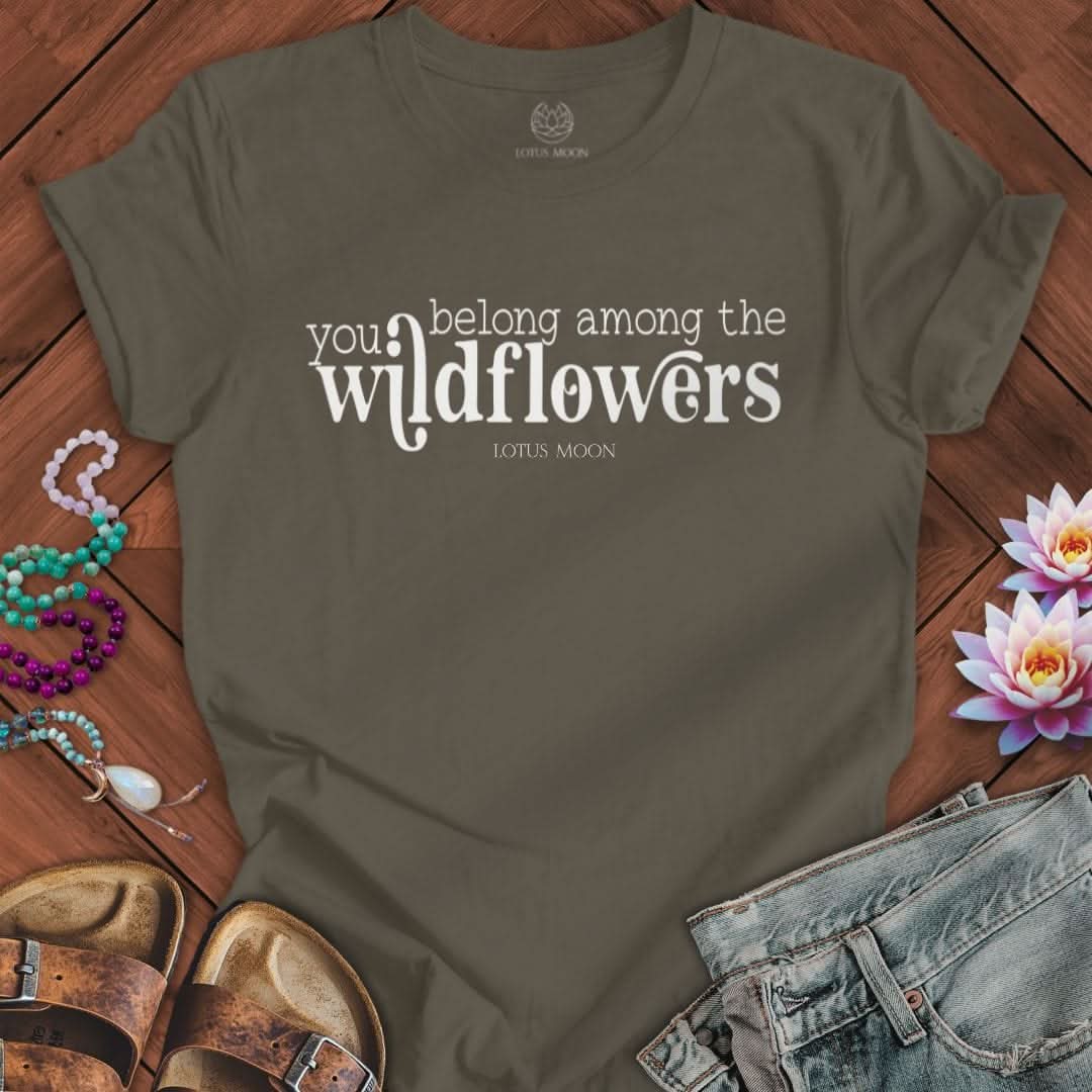Wildflowers Tee Army