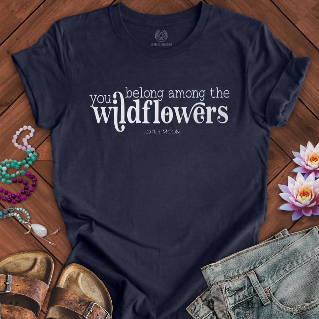 Wildflowers Tee Heather Midnight Navy