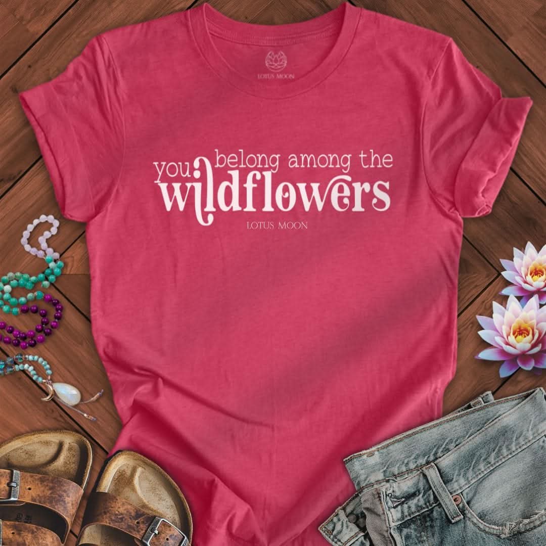 Wildflowers Tee Heather Raspberry