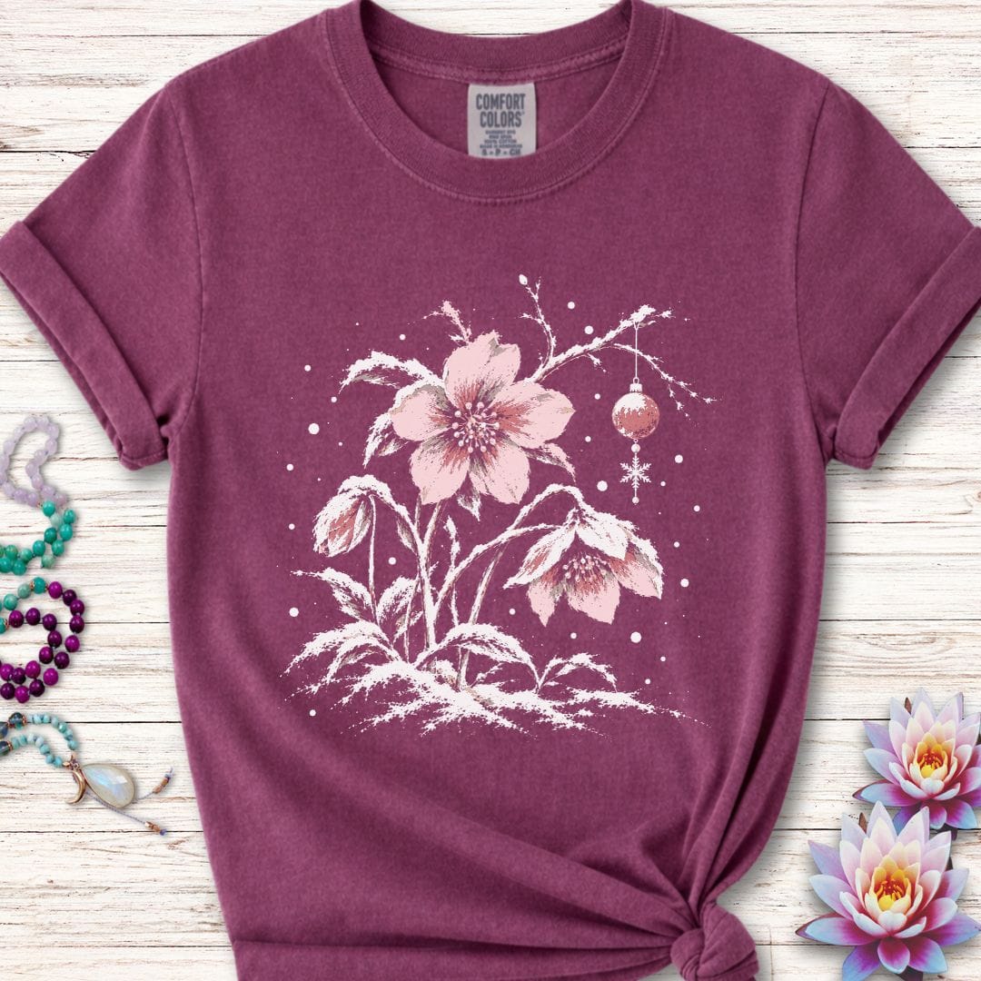 Winter Hellebore Premium Tee Berry