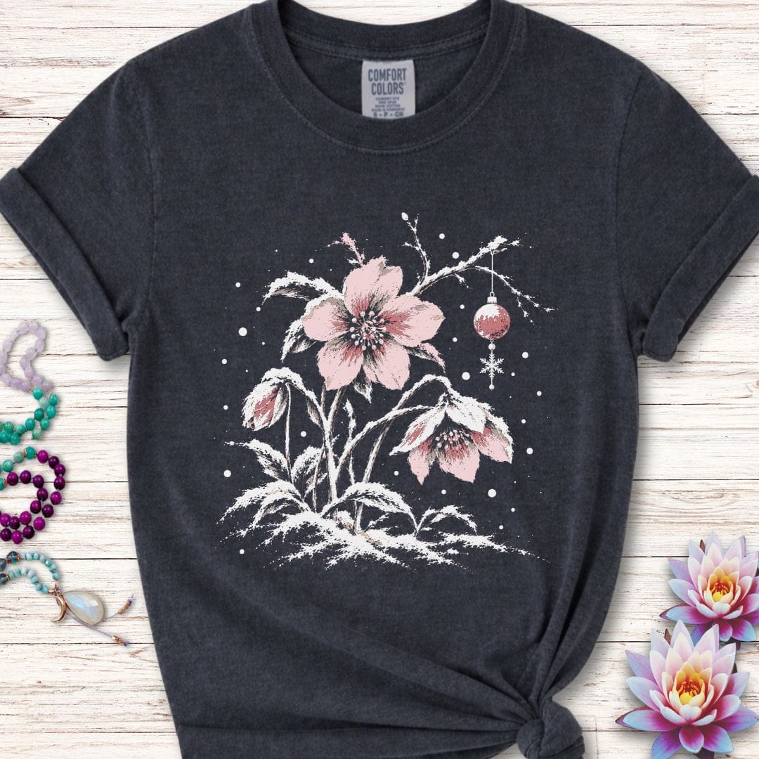 Winter Hellebore Premium Tee Graphite