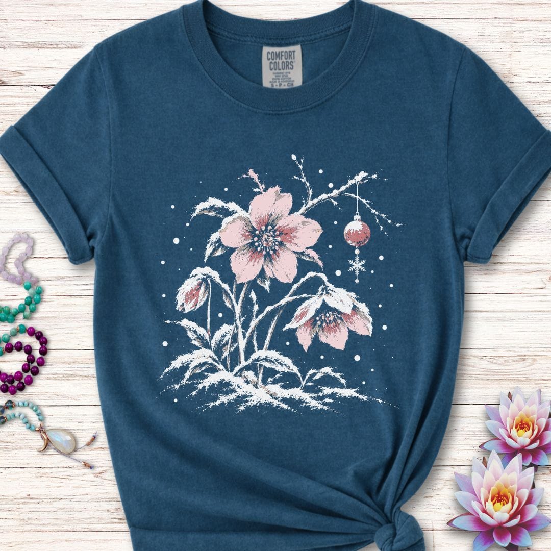 Winter Hellebore Premium Tee Midnight