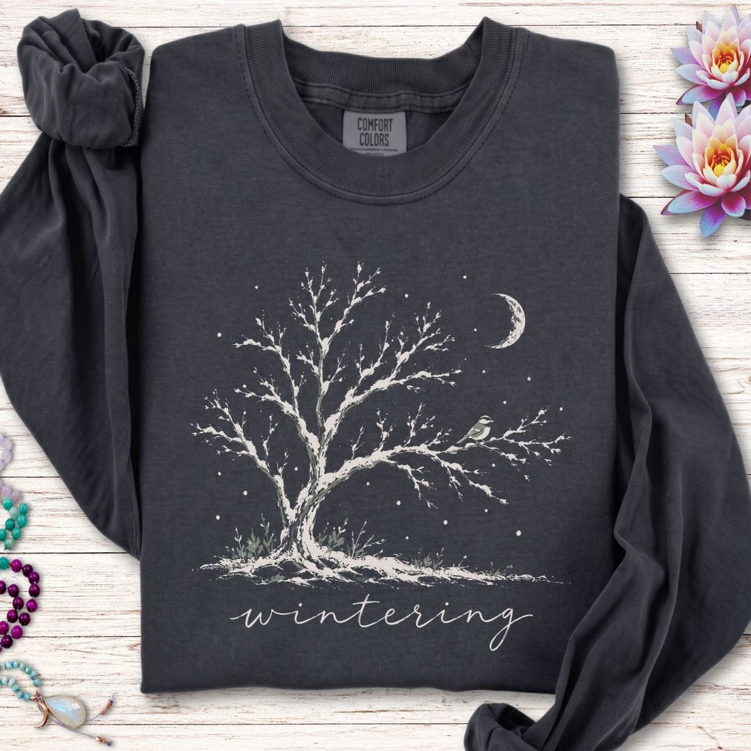 Wintering Long Sleeve Tee Graphite