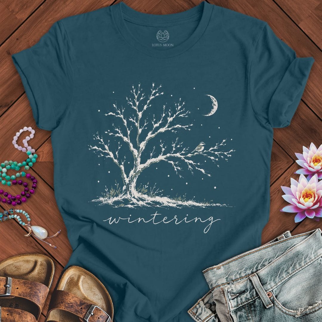 Printify T-Shirt Wintering Tee Deep Teal / S