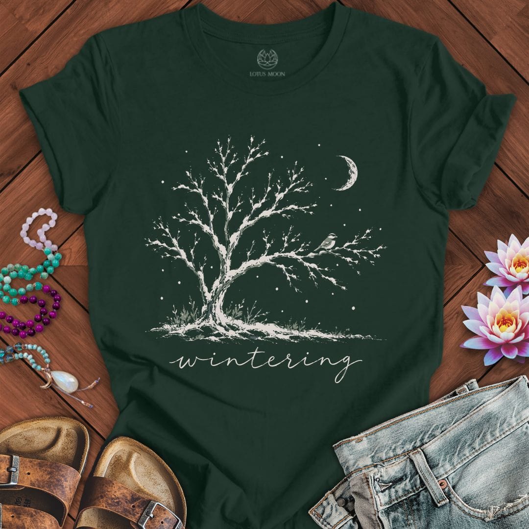 Printify T-Shirt Wintering Tee Forest / S