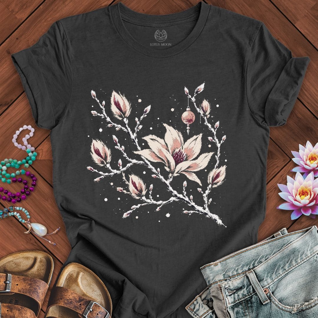 Winterland Magnolia Tee Dark Grey Heather