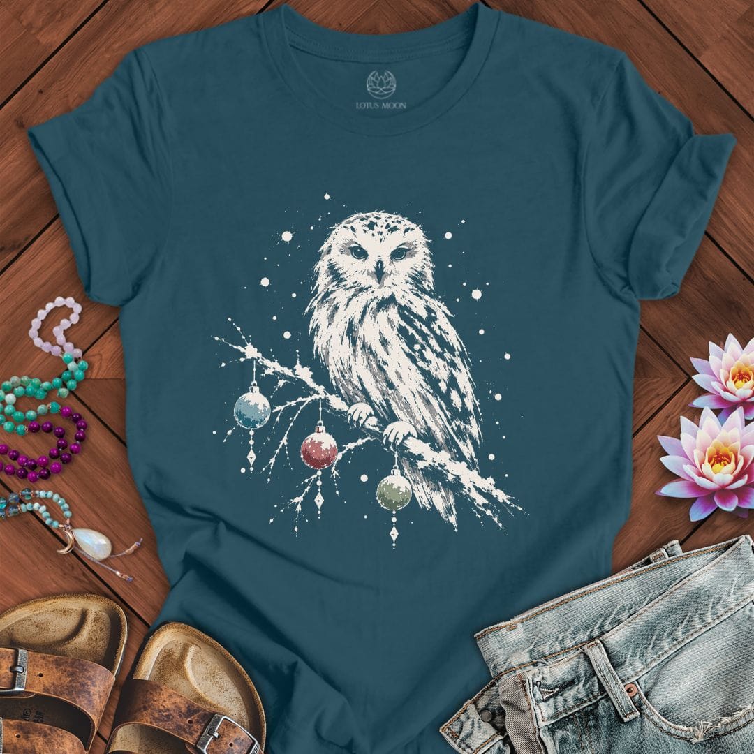 Winterland Owl Deep Teal