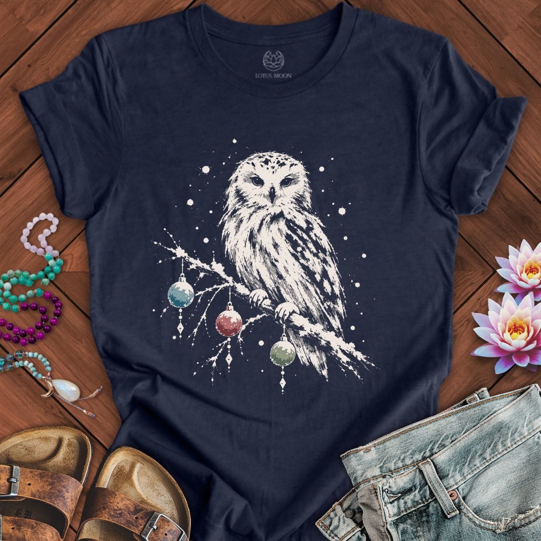 Winterland Owl Heather Midnight Navy
