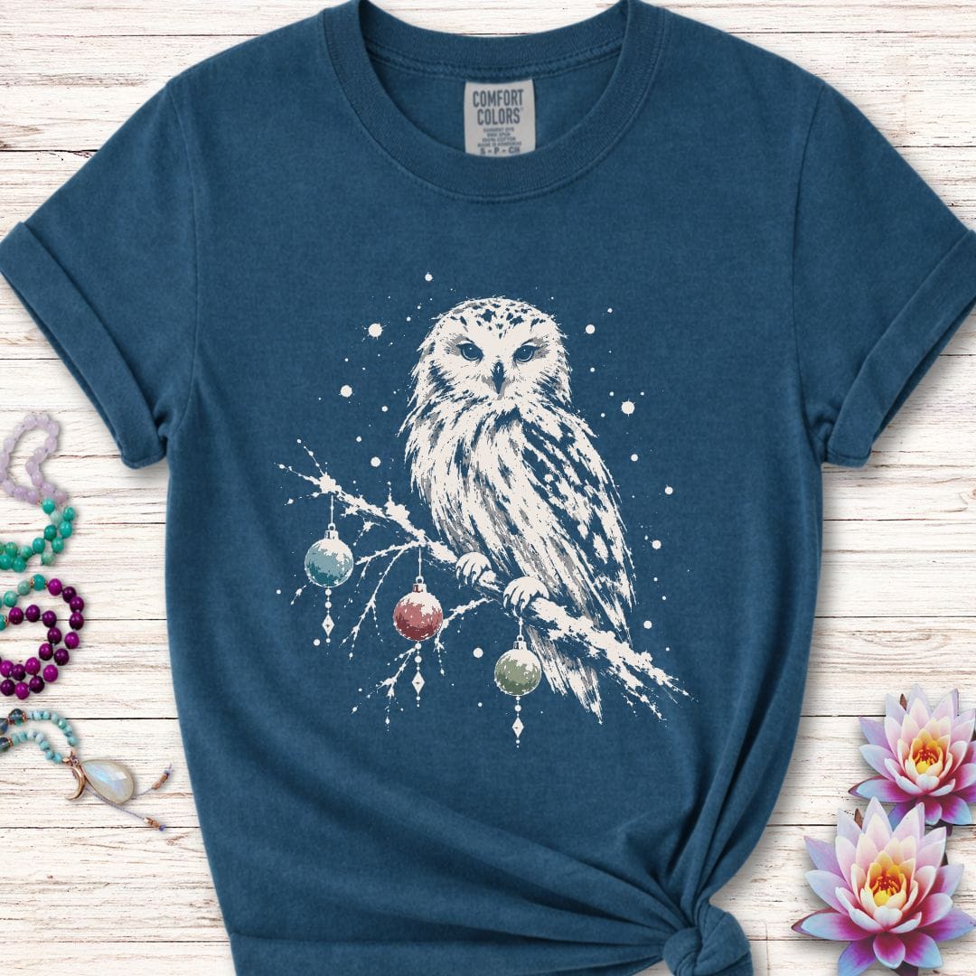 Winterland Owl Premium Tee Midnight