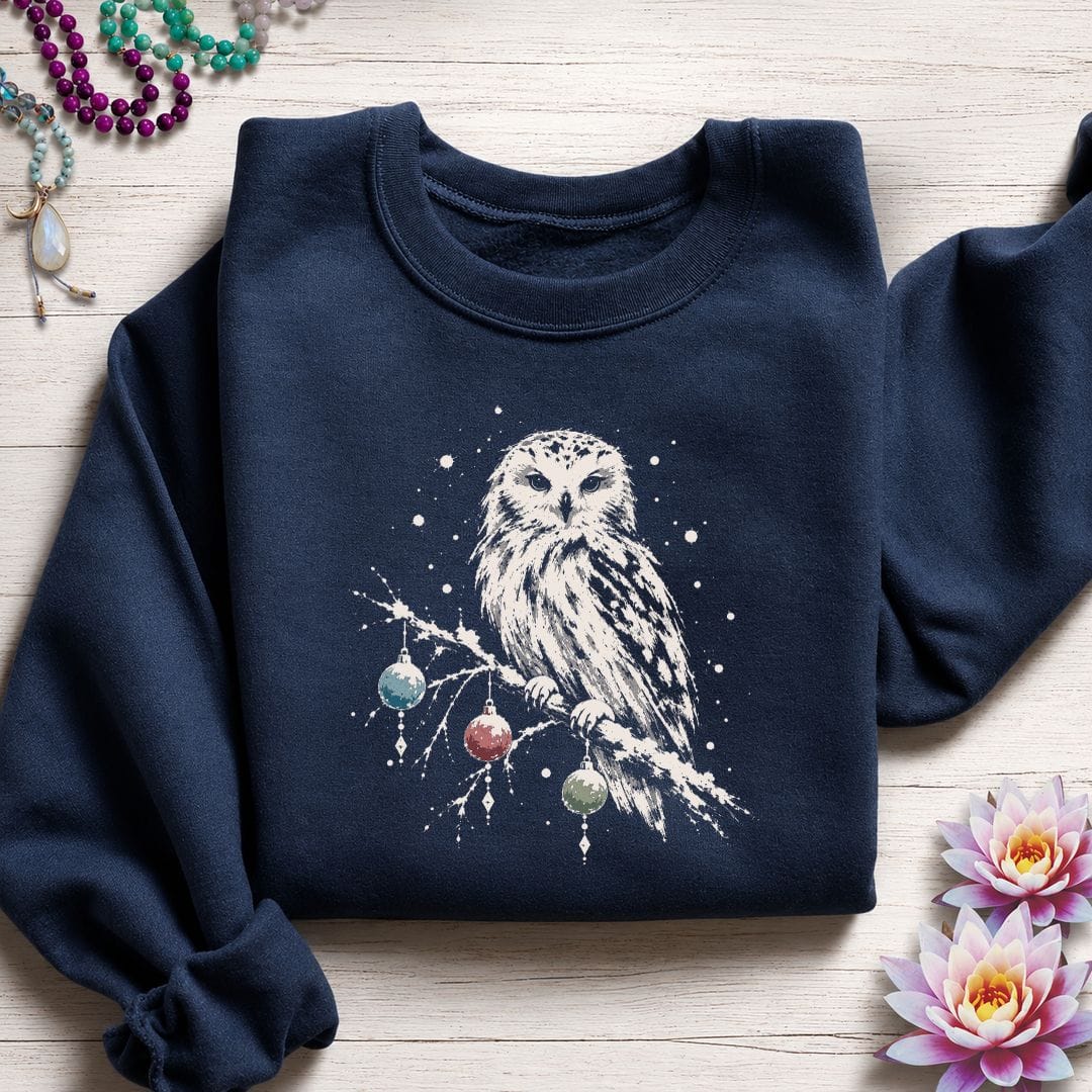 Winterland Owl Sweatshirt Navy