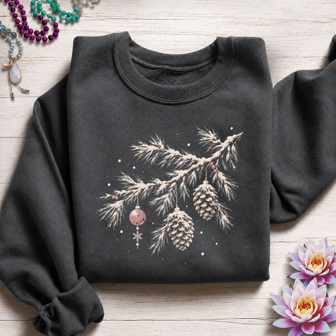 Winterland Pine Sweatshirt Dark Heather