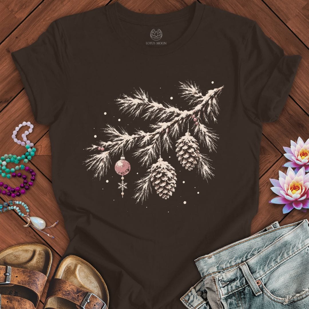 Winterland Pine Tee Brown