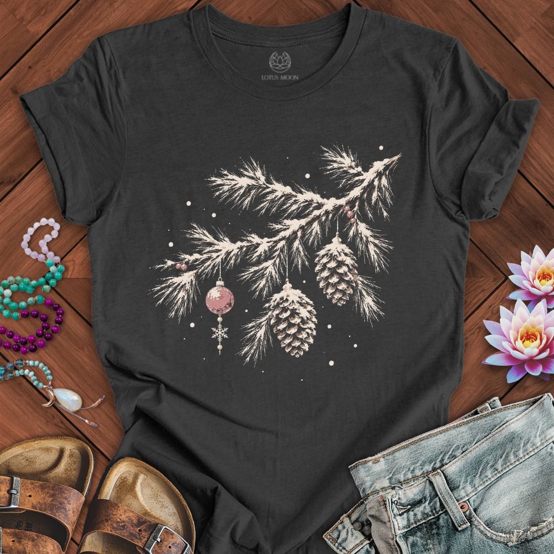Winterland Pine Tee Dark Grey Heather