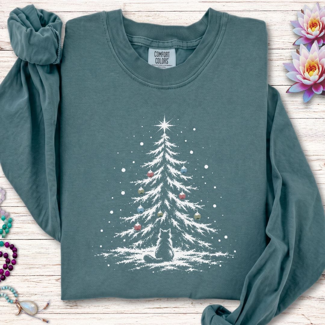 Winterland Wonder Long Sleeve Tee Blue Spruce