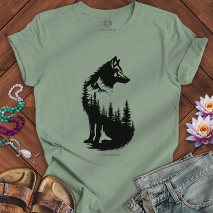 Wolf Forest Tee Sage