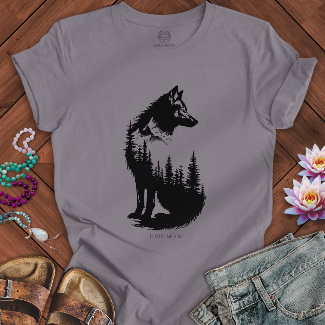 Wolf Forest Tee Storm