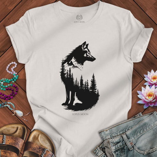 Wolf Forest Tee Vintage White