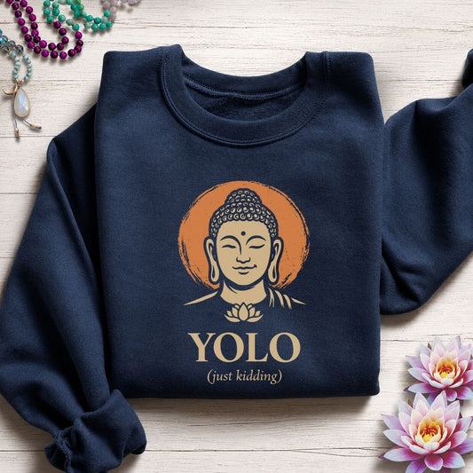 YOLO Sweatshirt Navy