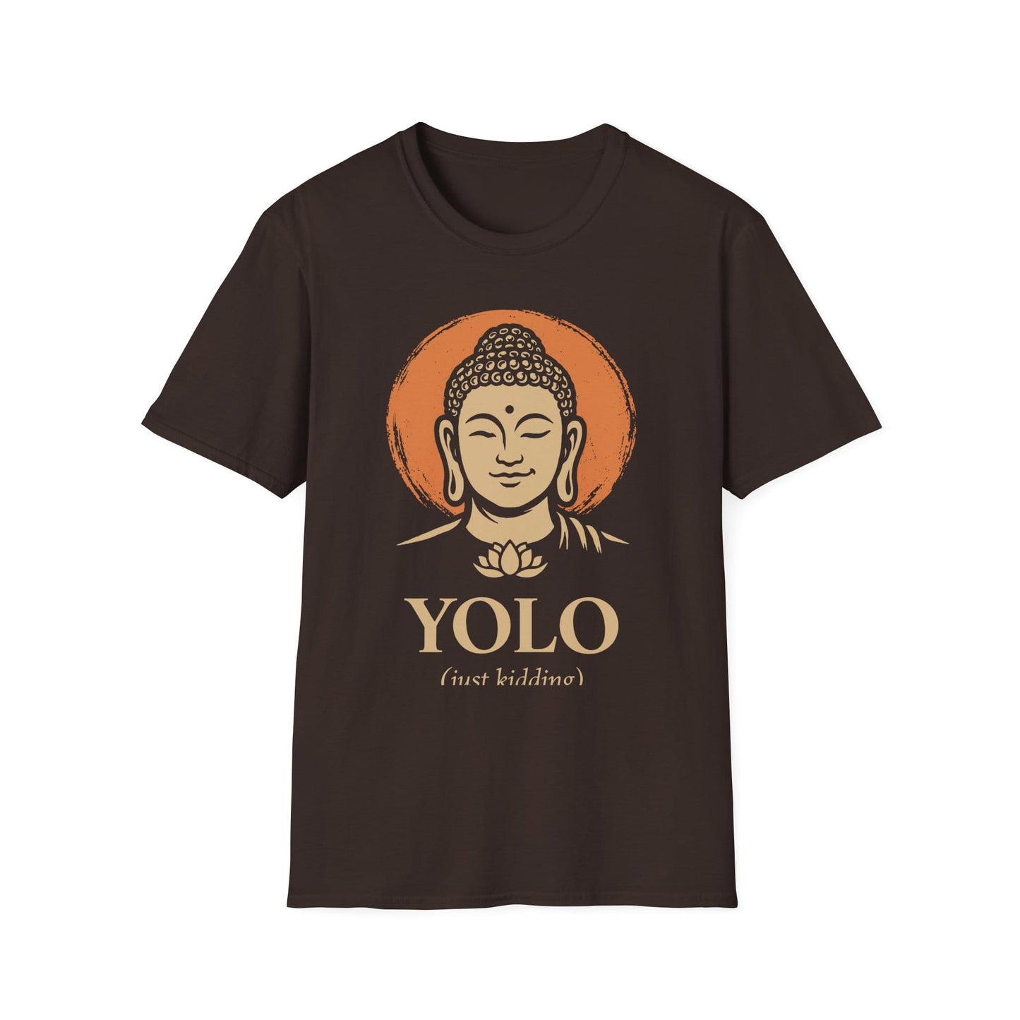 Printify T-Shirt YOLO T-Shirt Dark Chocolate / S