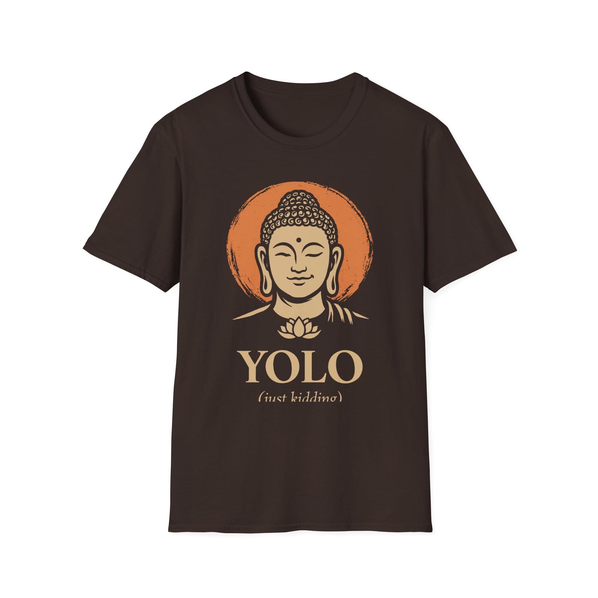 Printify T-Shirt YOLO T-Shirt Dark Chocolate / S