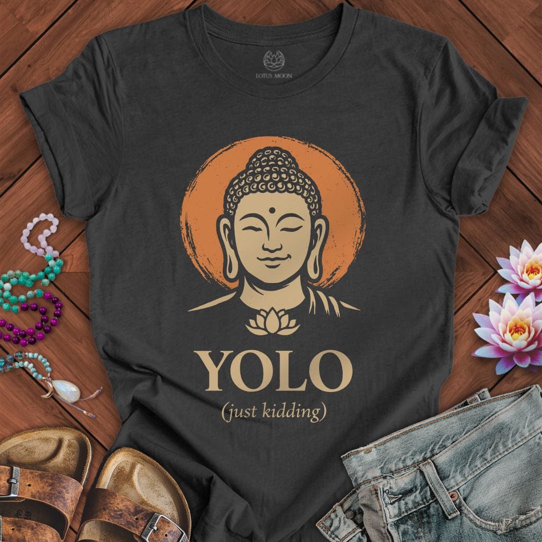 YOLO Tee Dark Grey Heather