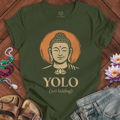 YOLO Tee Military Green