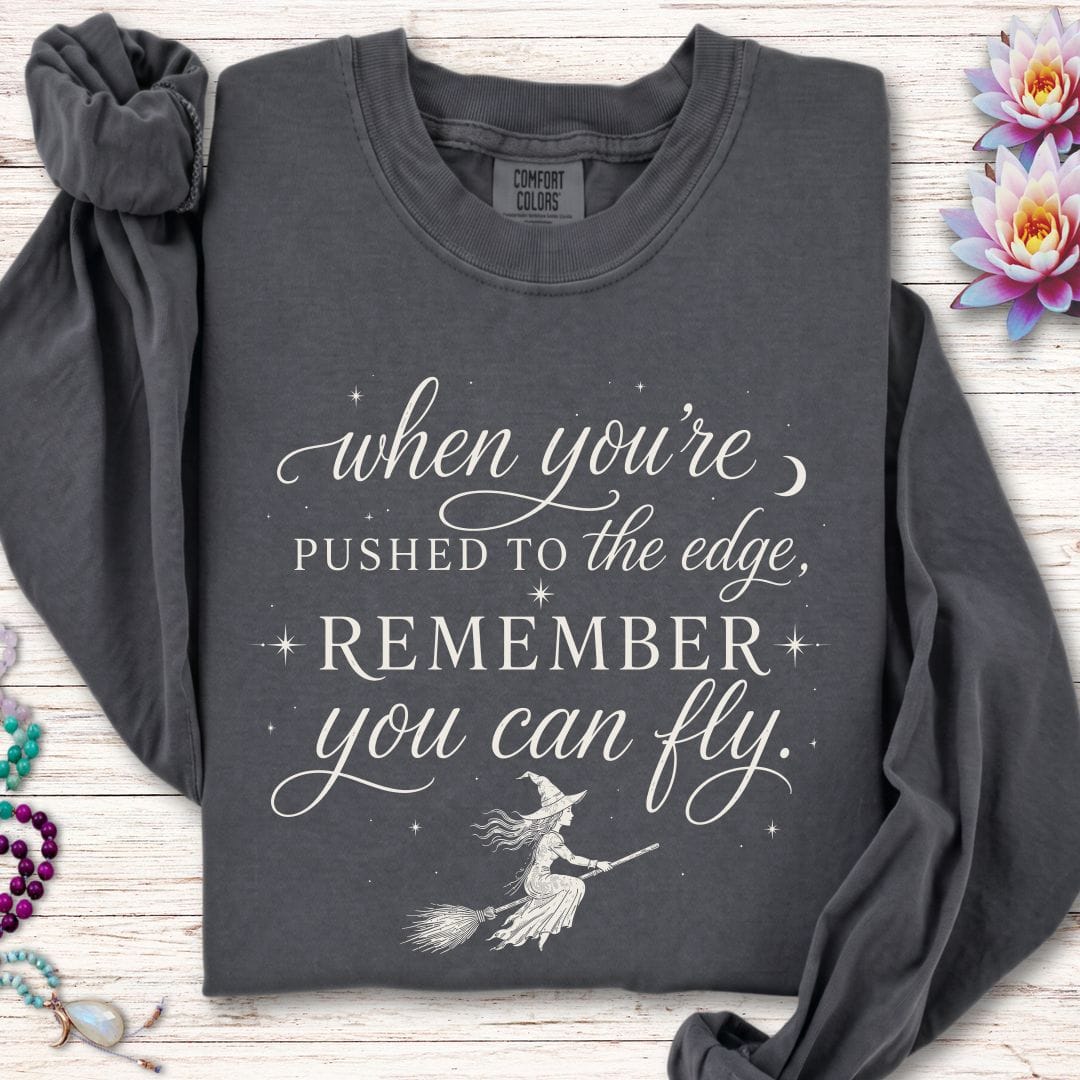 You Can Fly Long Sleeve Tee Pepper