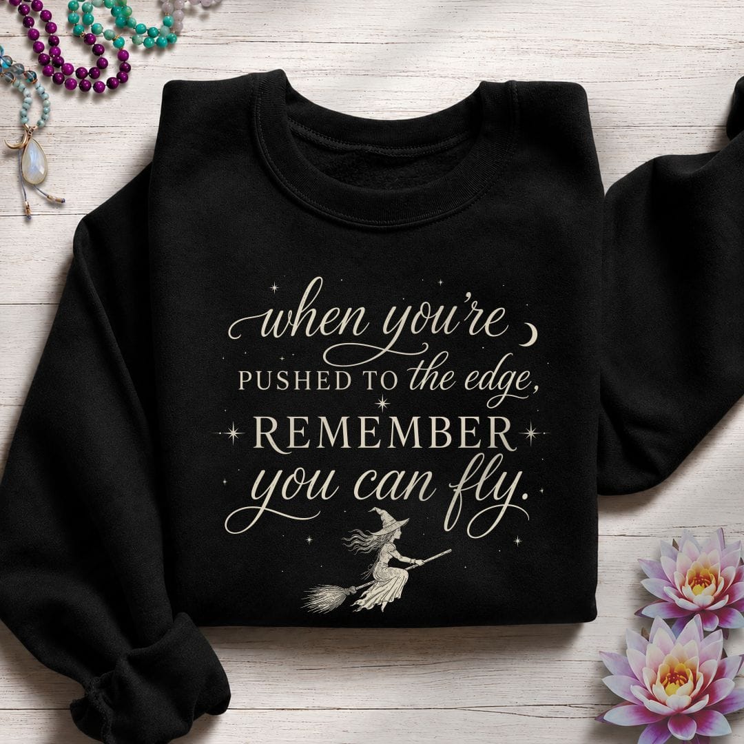You Can Fly Sweatshirt Black