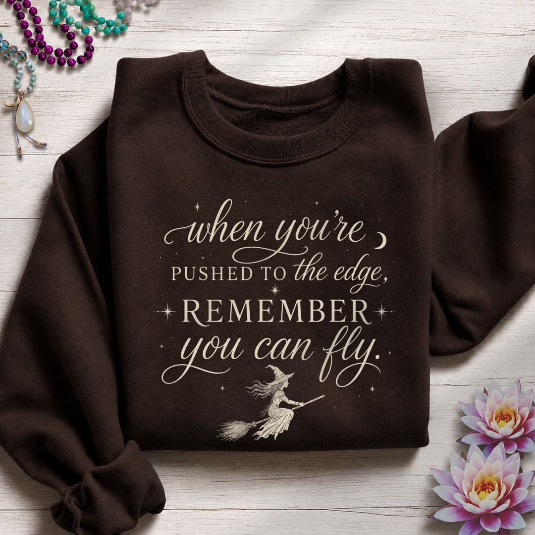 You Can Fly Sweatshirt Dark Chocolate