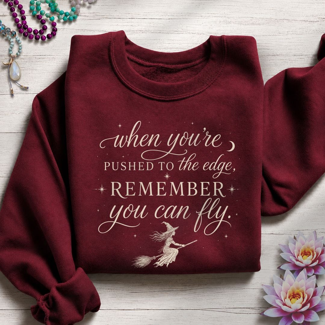 You Can Fly Sweatshirt Garnet