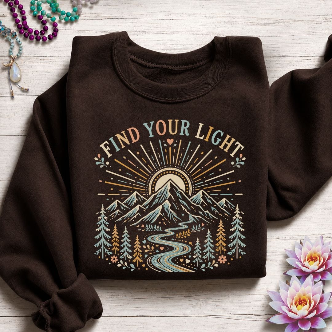 Your Light Sweatshirt Dark Chocolate