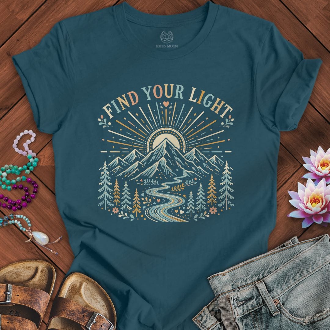 Printify T-Shirt Your Light Tee Deep Teal / S