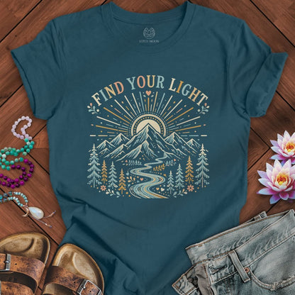 Printify T-Shirt Your Light Tee Deep Teal / S