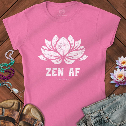 Zen AF Lotus Fitted Tee Azalea